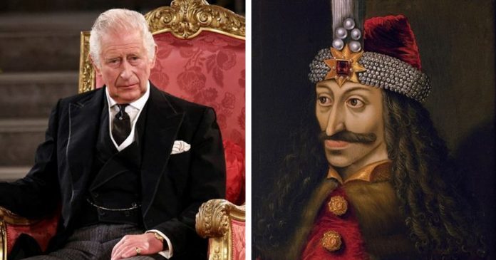 Rei Charles 3° conta que é parente do conde Drácula: ‘Sou descendente’