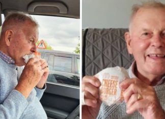 Vovô de 86 anos que odiava fast food vai ao McDonald’s pela primeira vez