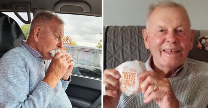 Vovô de 86 anos que odiava fast food vai ao McDonald’s pela primeira vez
