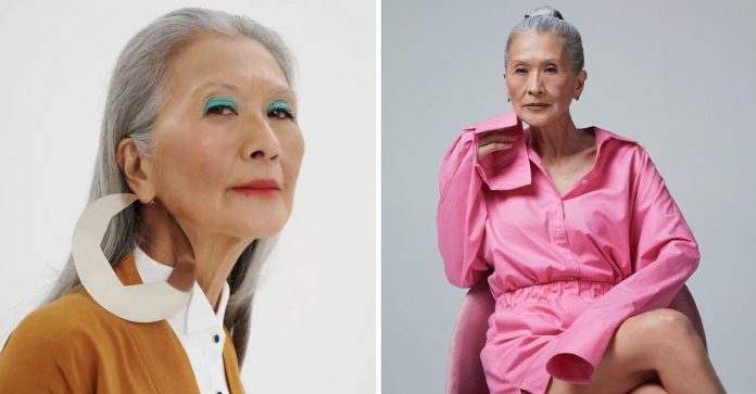 Mulher de 71 anos vira modelo e mostra que idade não importa: “Me sinto linda”