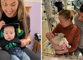 Pais de bebê prematuro convidam enfermeira que cuidou dele por 6 meses para ser madrinha