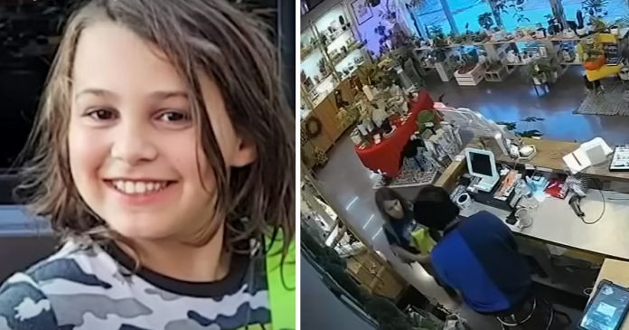 Vídeo mostra garoto que evitou sequestro pedindo para funcionária de loja fingir ser sua mãe