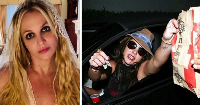 Britney Spears se revolta com atendente de fast food que tentou consolá-la: “Idiota”
