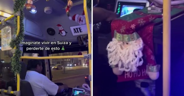 Motorista enfeita ônibus e alegra viagem de passageiros no Natal: “Mais decorado que a minha casa”