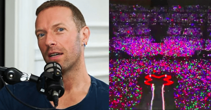 Chris Martin pede para que fãs devolvam pulseiras luminosas após shows: “Muito caras”