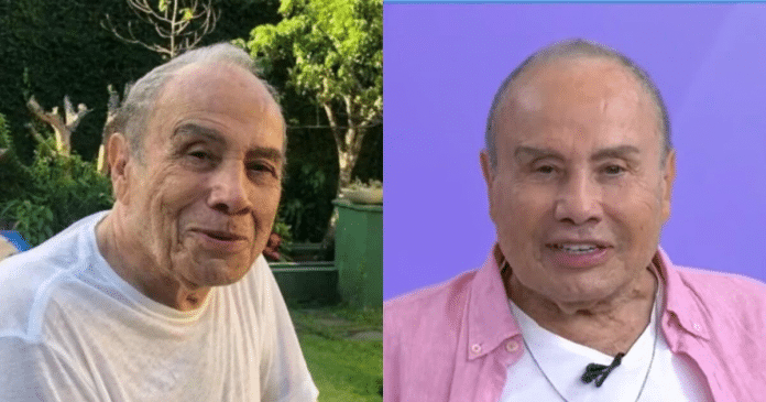 Aos 91 anos, Stênio Garcia passa por transfomação e é alvo de piadas na internet