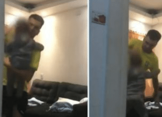 Mãe coloca câmera escondida e flagra namorado agredindo filho de 2 anos
