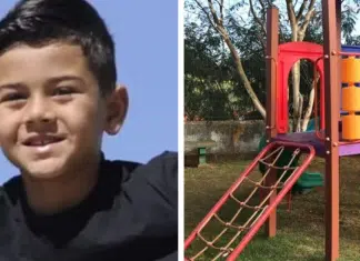 Menino de 7 anos perde a vida ao cair de brinquedo no parquinho da escola