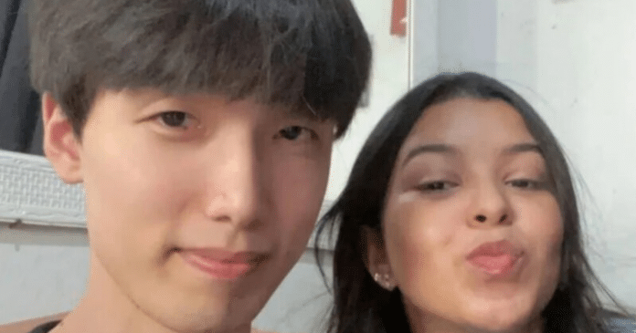 Jovem da Coréia viaja 16 mil quilômetros para conhecer namorada do Ceará