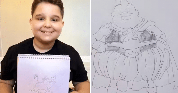 Garotinho autista que foi ignorado na escola tem mais de 600 encomendas de desenhos