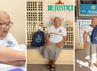Estudante de 94 anos de Petrolina supera recorde do Guinness Book como a aluna mais idosa do mundo