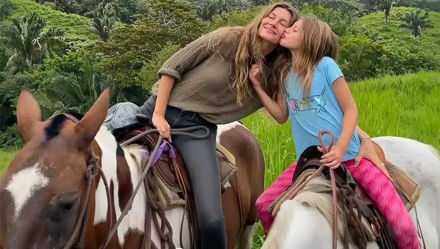 asomadetodosafetos.com - Gisele Bündchen compra fazenda para filha andar a cavalo longe das câmeras dos paparazzis