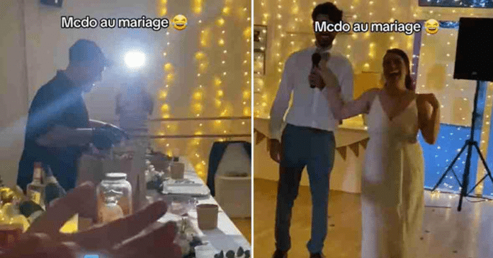 Noivos servem McDonald’s na festa de casamento e criam polêmica: “Não teria coragem”