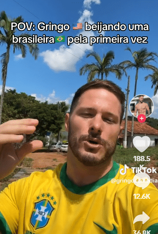 asomadetodosafetos.com - Norte-americano viraliza ao descrever seu primeiro beijo com brasileira: “Eu fiquei chocado”